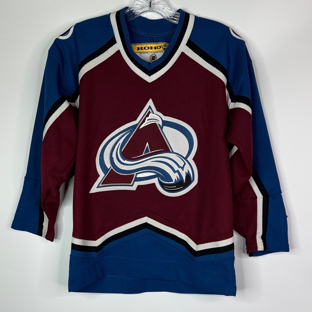 Vintage Koho NHL Colorado Avalanche Hockey Jersey Youth Large Made In Canada